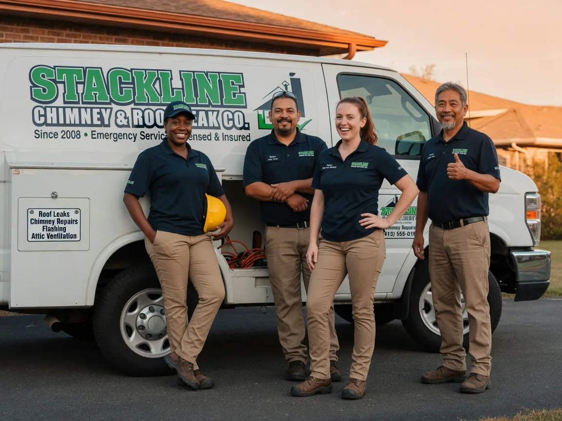 Chimney flashing repair company in Van Voorhis, PA